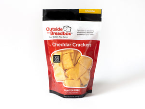Cheddar Crackers 6-Pack: Six Packages of Your Favorite Gluten-Free Cheddar Crackers