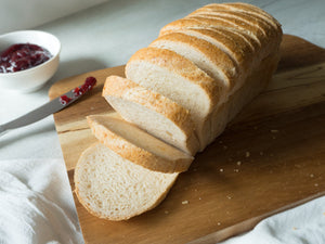 Vegan Oat Bread SLICED LENGTHWISE